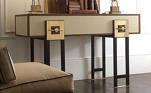 BRASS CONSOLE TABLE 