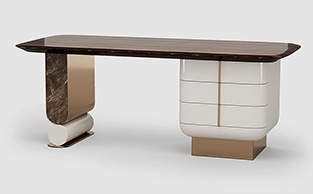Contemporary Design Desk Eucalyptus